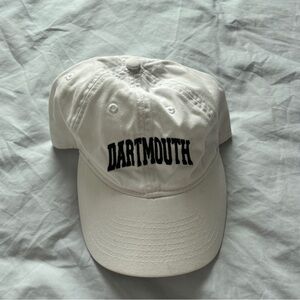 Dartmouth embroidered baseball cap Legacy White Hat with Green Label